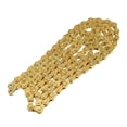 thumbnail image 1 of Unique Bargains 8 Speed 116 Links Speed Chain Replacement for Bicycle Bike MTB Metal Gold Tone, 1 of 8