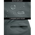 thumbnail image 4 of Little Donkey Andy Men's Quick Dry UPF 50+ Cargo Pants, Stretch Lightweight Outdoor Hiking Pants Steel Gray S, 4 of 7