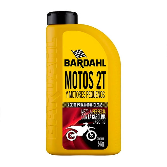 Aceite Mineral para motor 2-T 20W50 FB 946 ml Bardahl negro