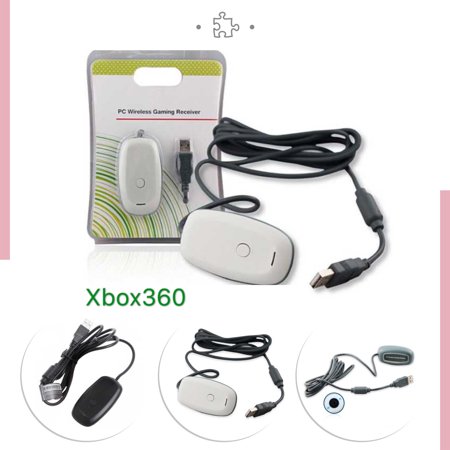 For Xbox 360 Wireless Gamepad Pc Adapter Usb Receiver Supports Win7 8 10 System Walmart Canada