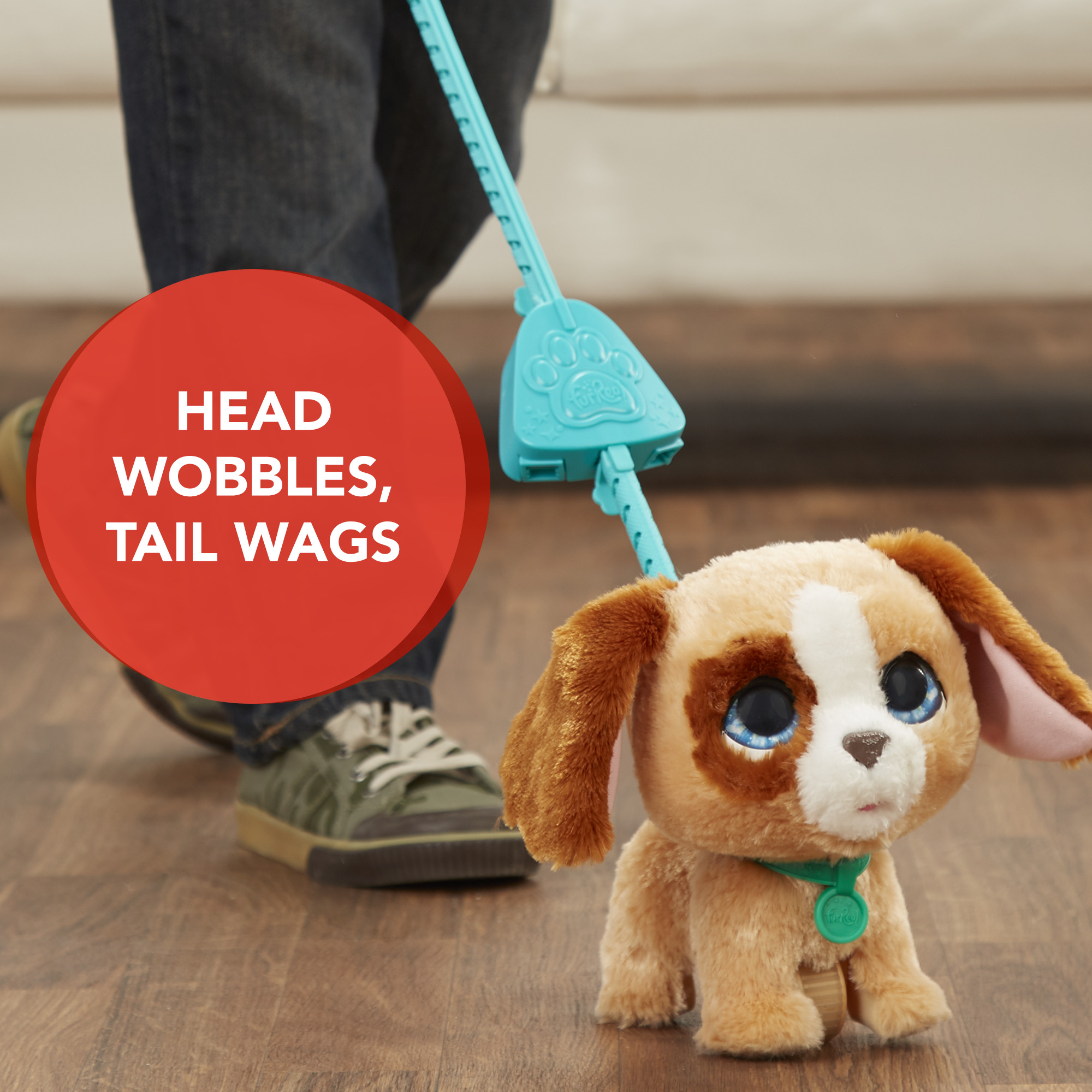 furReal Walkalots Big Wags Puppy, for Kids Ages 4 and Up, Includes Leash - image 8 of 14