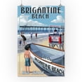 thumbnail image 2 of Brigantine Beach, New Jersey, Lifeguard Stand (16x24 Giclee Gallery Art Print, Vivid Textured Wall Decor), 2 of 3