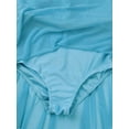 thumbnail image 6 of Rswnyirn Kids Girls Sequins Ballet Tutu Dress Leotard Lyrical Latin Jazz Modern Dancewear Light Blue 10, 6 of 7