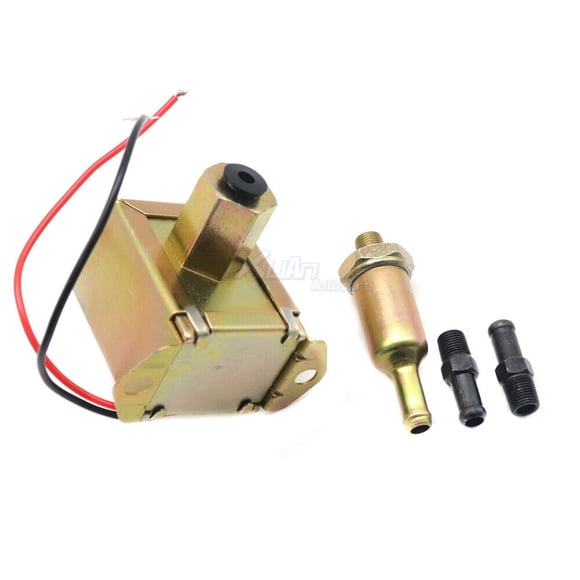 40106 40107 40104 Automotive 12V Diesel Gasoline Surface Red Top Square Electric Fuel Pump-