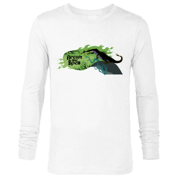 Disney Villains Sleeping Beauty Maleficent Break the Spell - Long Sleeve T-Shirt for Men - Customized-White