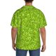 thumbnail image 3 of Balery Lime green glitter Camisa Casual de Manga Corta con Botones para Hombre, Texturizada, Estilo Cubano, para Playa, Verano-XX-Large, 3 of 5