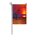 thumbnail image 1 of JSDART Red Sunset Desert Fantasy Apocalypse Desolate Dramatic Night Famine Dead Garden Flag Decorative Flag House Banner 28x40 inch, 1 of 1