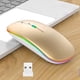 thumbnail image 4 of Ratón inalámbrico Bluetooth Guiheng LED recargable dorado, 4 of 7