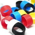 thumbnail image 3 of serony 2 Pieces Tennis Racket Grip Stretchy Ring Overgrip Fix Kit Grip Tape Finishing Protector Professional Outdoor Accessories Black, 3 of 5