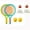 Blue, variant on ToysYGift Kids Tennis Racket,17 Inch Plastic Tennis Racket with 2 Soft Balls and 2 Shuttlecocks for Kid,Toddler Outdoor/Indoor Sport Play