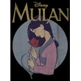 thumbnail image 2 of Boy's Mulan Smelling the Flower Graphic Tee Black X Small, 2 of 4