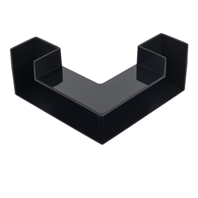 HLONK 1Pc/2Pcs Plastic Aquarium Underground Tunnel Sturdy L Shape Shrimp Hides Tunnel Easy To Install Low Profile Fish Hideout Tunnel With Flush Mouth Ramp for Aquarium