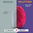 thumbnail image 2 of Craftiss Acrylic Yarn for Crochet - 12*1.75 Oz/50 g Skeins Unique Colors - Bulk Clearance Yarn Kit - 1300 Yards - Perfect for Amigurumi, 2 of 7