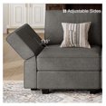 thumbnail image 4 of Fabric Modular Sectional Sofa Armrest Backrest Module Couch Side Sectional Part Armrest/Backrest Grey, 4 of 7