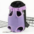 thumbnail image 5 of Dog Cat Shoulder Bag Pet Backpack Out Portable Mesh Breathable Backpack Small and Medium-sized Dog Out  Supplies (Pink,L), 5 of 6