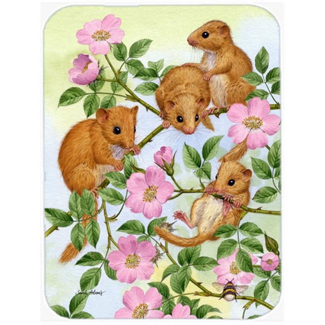 Carolines Treasures ASA2136LCB Dormice Dormouse Glass Cutting Board- Large