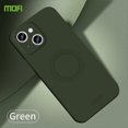 thumbnail image 2 of For iPhone 15 MOFI Qin Series Magsafe Skin Feel All-inclusive Silicone Phone Case, 2 of 5