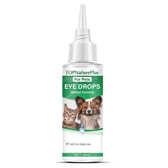 Gentle Pet Eye Care Drops for Cats & Dogs - Daily Eye Cleansing & Soothing Grooming Solution