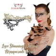 thumbnail image 3 of Luxury Mask – Women’s Stunning Masquerade Lace Mask – Lace Headpiece for Adult – Disguise for Costume Party, Cosplay & More, 3 of 3