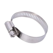 Farfi 21-254mm Stainless Steel Adjustable Air Conditioner Water Gas Pipe Hose Clamp (Silver,105-127mm)