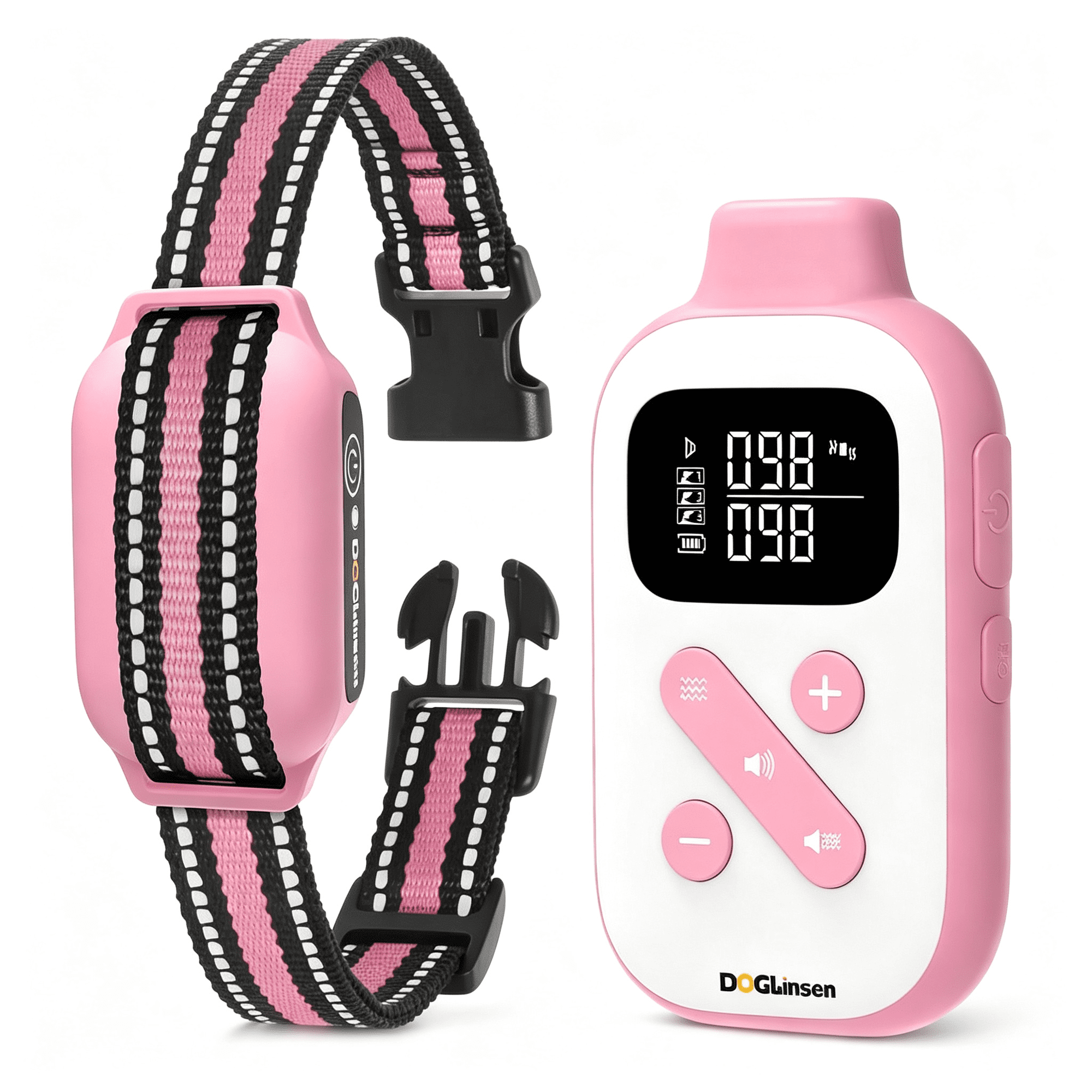 SUBAI No Shock Dog Training Collar Beep and Vibrating Dog Collar with Remote 2800Ft Vibration Collar for Small Medium Large Dogs - Safe Vibrating Dog Collar No Shock No Prongs