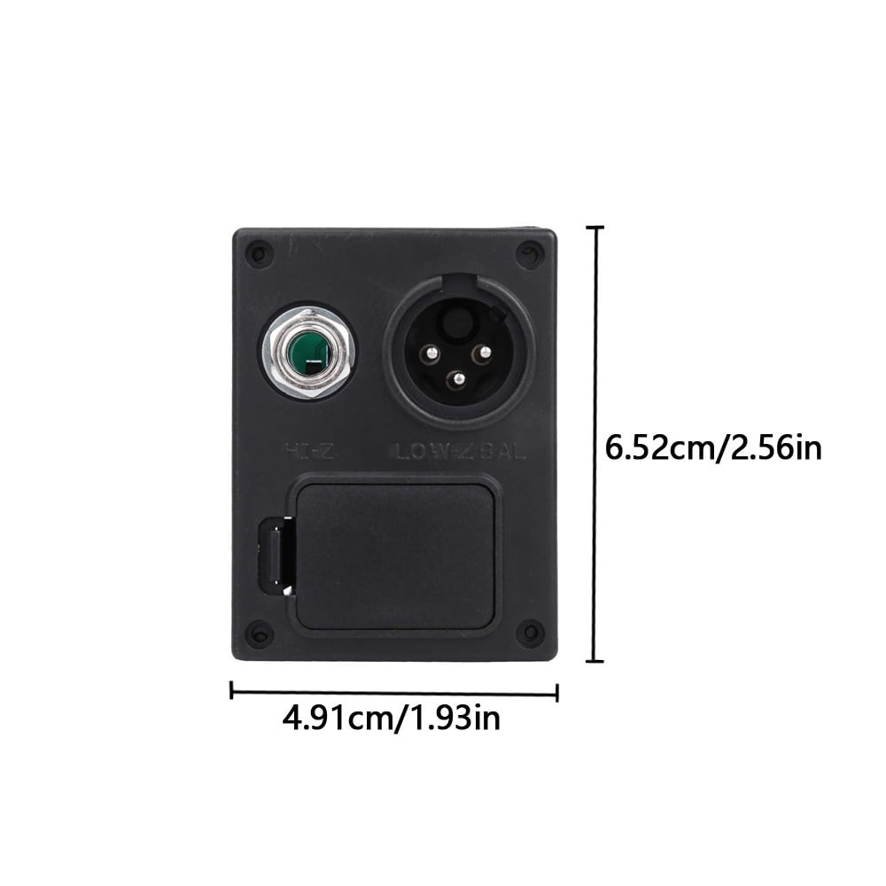 Lc-5 Acoustic Guitar Pickup Battery Box Battery Holder Case Guitar Accessories Edition C