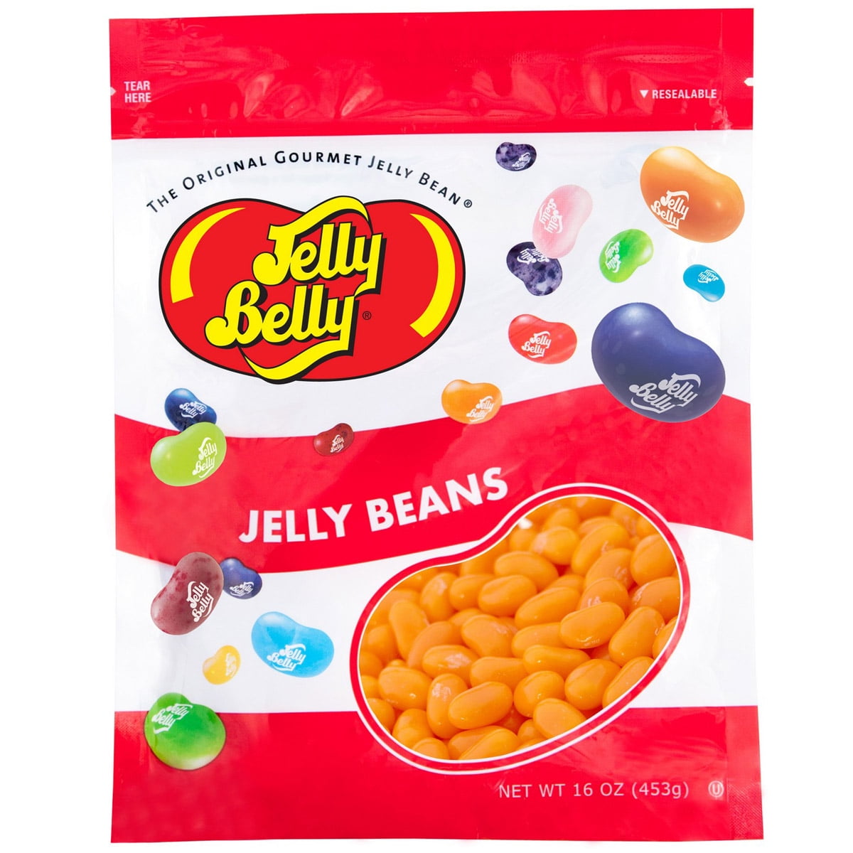 JELLY BELLY Orange Sherbet Jelly Beans, Genuine, Official, Fresh from