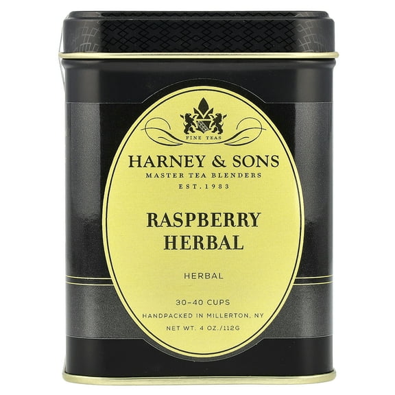 Harney & Sons Herbal Tea, Raspberry Herbal, Caffeine Free, 4 oz (112 g)