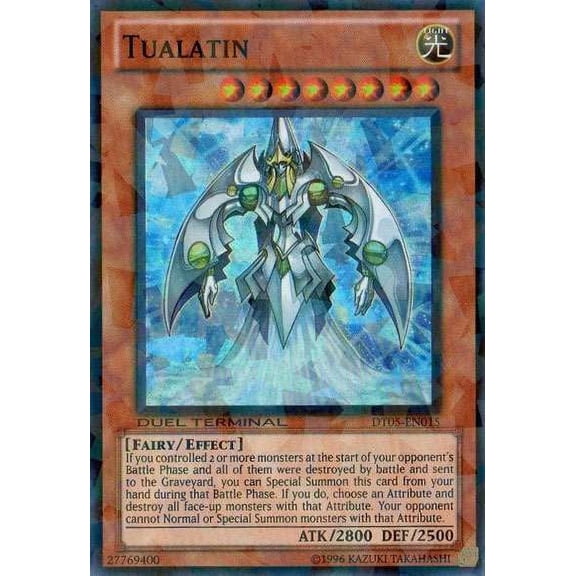 YuGiOh Duel Terminal 5 Super Parallel Rare Tualatin DT05-EN015