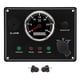 thumbnail image 2 of Panel de Velocímetro de Motor Aramox Panel de Instrumentos Marinos Multifunción 3000RPM Velocímetro de Motor de Baja Presión de Aceite Alarma de Temperatura del Agua para ANGGREK Otros, 2 of 8