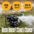 thumbnail image 2 of Westinghouse 2-inch Gas Powered Semi Trash Water Pump, 4-Stroke Engine, 158 GPM with Up to 91ft and 25ft Suction, 2 of 12
