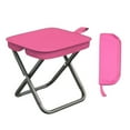 thumbnail image 4 of Hyasfey Outdoor Folding Stool with Carry Bag Portable Lightweight Heavy Duty Camping Backpacking Beach Picnic Fishing Collapsible Chair Seat, 4 of 7