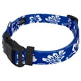 thumbnail image 5 of Country Brook Design&reg;   Royal Blue Hawaiian Deluxe Dog Collar & Leash, 5 of 7