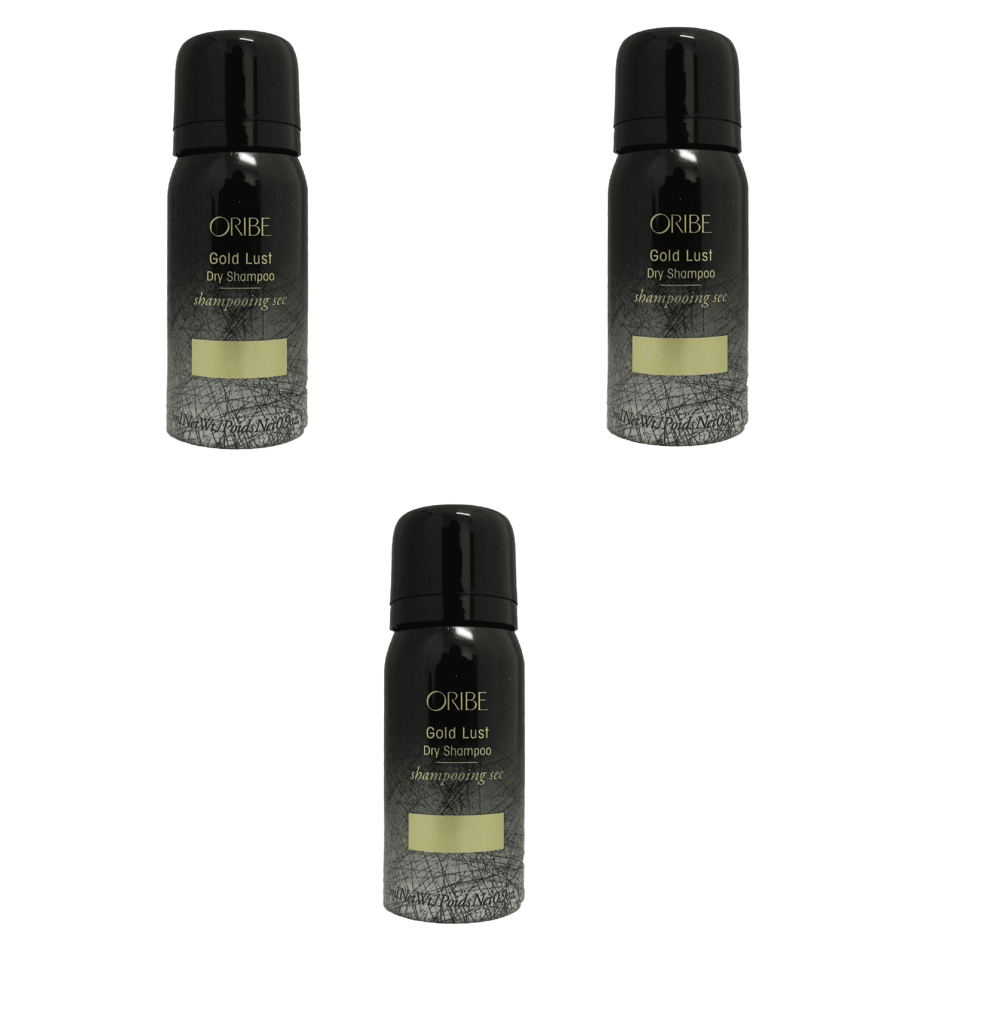 Oribe Gold Lust Dry Shampoo MINI 0.9 oz Travel Size PACK Of 3 3 pcs