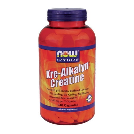 Kre-Alkalyn Creatine Now Foods 240 Caps (Best Kre Alkalyn Creatine Brand)