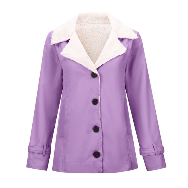 Winter Jacket For Women,Long Sleeve Plus Warm Solid Color Padded Jacket Woman