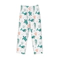 thumbnail image 6 of Uemuo Turtles And Seahorses Pattern Men's Wide Leg Palazzo Lounge Pants with Pockets Light Weight Loose Comfy Casual Pajama Pants-Medium, 6 of 9
