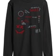 thumbnail image 3 of Smile - You Can't Escape - Men's Long Sleeve Graphic T-Shirt, 3 of 5
