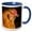 Blue/White, variant on 3drose, Americana Rooster, 11oz Mug