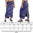 thumbnail image 2 of Faldas largas Falda de carga para mujer Falda fruncida con cordón de talle bajo Falda larga Ropa diaria Cgtredaw Púrpura T S para Mujer, 2 of 6
