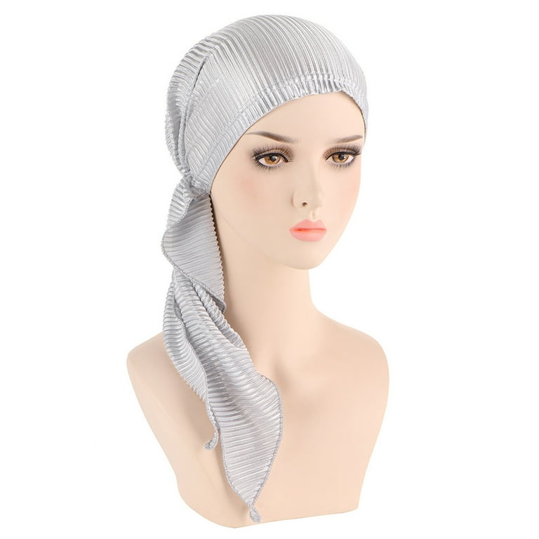 Penkiiy Pre Tied Turban Headscarf for Women Slip-On Chemo