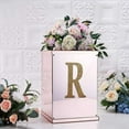 thumbnail image 3 of BalsaCircle 8" Gold Solid Letter R Self-Adhesive Rhinestones Gems Sticker, 3 of 8