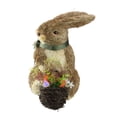 thumbnail image 2 of Northlight Sisal Easter Bunny in Green Scarf Facing Right Figure - 11.25", 2 of 2
