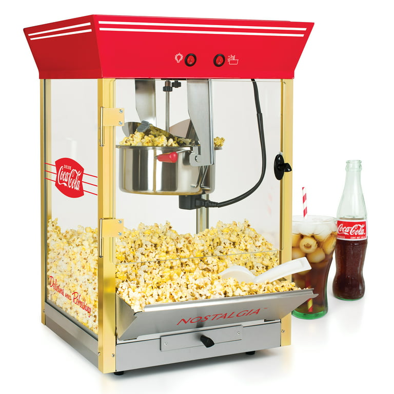 Coca-Cola Tabletop Kettle Popcorn Popper, Home & Entertaining
