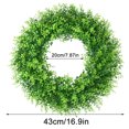 thumbnail image 2 of Planta artificial Guirnalda Puerta Fake Greenery Garland Casa Matrimonio Herramienta de decoración floral Sweethay HA8221-01B, 2 of 5