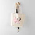 thumbnail image 5 of CafePress - Kiniart Doodle Love Tote Bag - Unisex Canvas Tote Bag, Beige, 1-Piece, 5 of 7