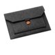 thumbnail image 4 of Bolsa de almacenamiento para ordenador y tableta de 14-15,6 pulgadas, Maleta de fieltro y cuero PU, color negro, 4 of 6