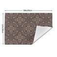 thumbnail image 3 of LNWH Boho Style Geometric Shapes Pattern Placemats, 6 PCS Heat Resistant Washable PVC Table Mats, 18"x12", 3 of 6