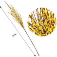 thumbnail image 4 of 10pcs Faux Jasmine Long Artificial Jasmine Flowers Faux Jasmine Branches Artificial Flowers Fake Flowers Long Stem Artificial Flowers for Tall Vase Home Kitchen Office Wedding DIY Decor, Yellow, 4 of 4