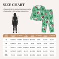 thumbnail image 3 of Rateoe Christmas French Bulldog Pattern Womens Pajamas Set Long Sleeve Sleepwear Button Down Nightwear Soft Cotton Pj Lounge Sets, 3 of 9